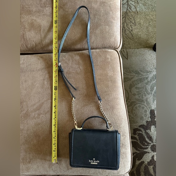 Kate Spade Black Leather Crossbody Bag - Picture 3 of 6